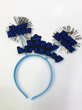 Happy Birthday Neon Renk Doğum Günü Tacı 12 Adet (5332)