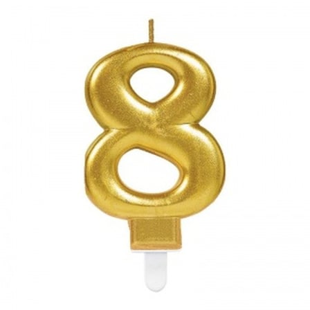 8 Rakam Mum Gold Renk (5332)