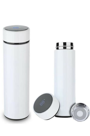 Dijital Sıcaklık Göstergeli Renkli Çelik Termos - 500 ML (5332)