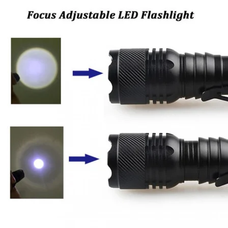 Şarjlı Mini Led El Feneri Cree Led 500 Lumens (5332)