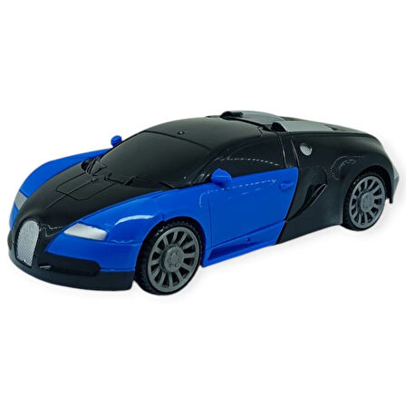 Robota Dönüşen Araba - Pilli Yerde Gezen Spor Araba - AK-839