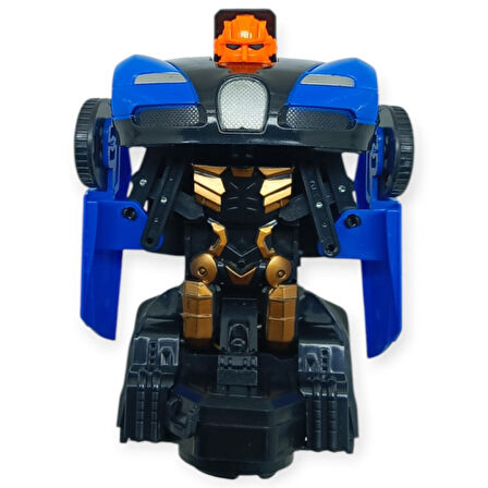 Robota Dönüşen Araba - Pilli Yerde Gezen Spor Araba - AK-839