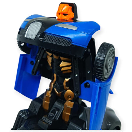 Robota Dönüşen Araba - Pilli Yerde Gezen Spor Araba - AK-839