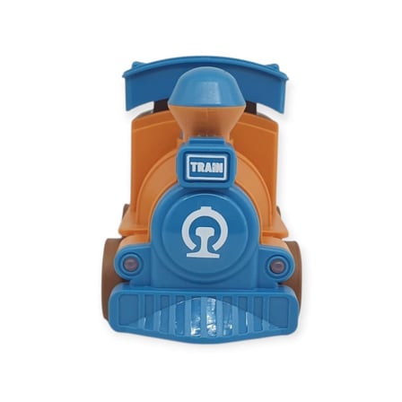Oyuncak Tren Işıklı Sesli Bas Gitsin 14cm - MAVİ - 8068A
