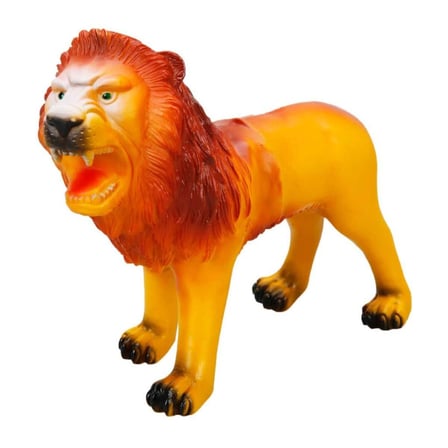 Yumuşak Soft Sesli Vahşi Hayvanlar Dünyası 27 cm - Aslan