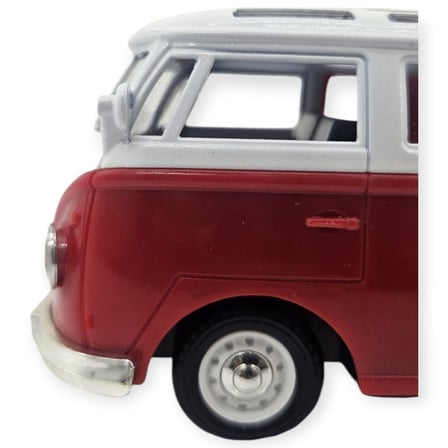 Çek Bırak Klasik T1 Vosvos Minibüs Oyuncak Araba - 14 cm Nostaljik Hippi Van