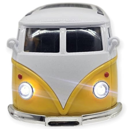 Çek Bırak Klasik T1 Vosvos Minibüs Oyuncak Araba - 14 cm Nostaljik Hippi Van