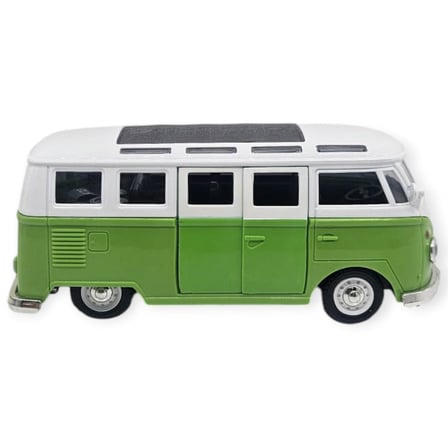 Çek Bırak Klasik T1 Vosvos Minibüs Oyuncak Araba - 14 cm Nostaljik Hippi Van