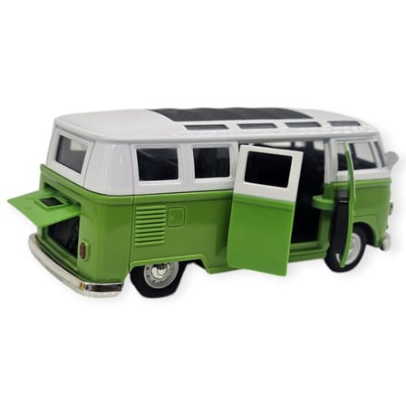 Çek Bırak Klasik T1 Vosvos Minibüs Oyuncak Araba - 14 cm Nostaljik Hippi Van