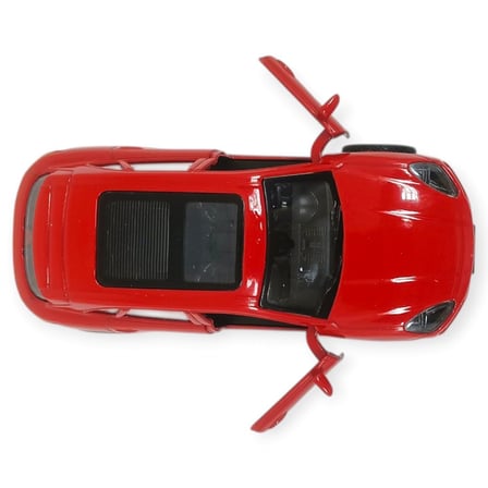 Çek Bırak Kapıları Açılar Metal Araba - 11 cm - Kırmızı