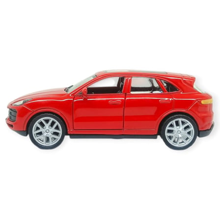 Çek Bırak Kapıları Açılar Metal Araba - 11 cm - Kırmızı