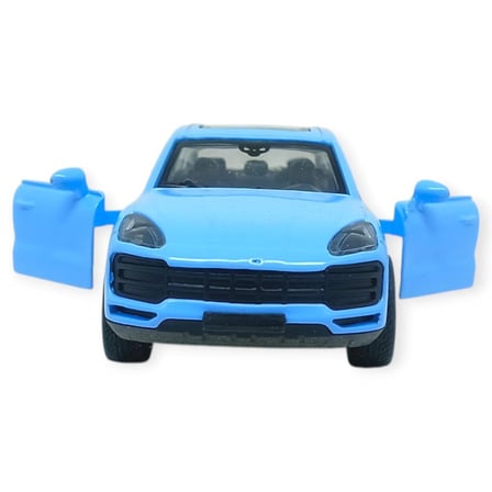 Çek Bırak Kapıları Açılar Metal Araba - 11 cm - Mavi