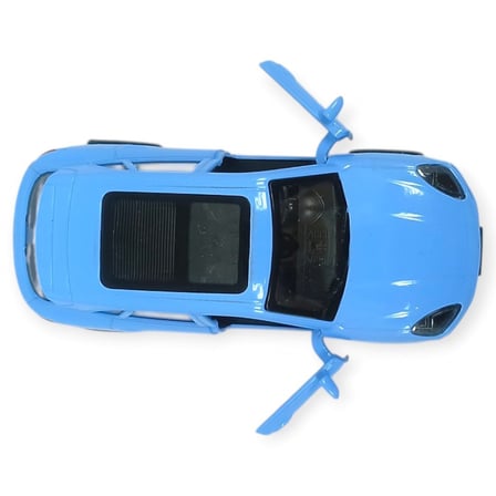 Çek Bırak Kapıları Açılar Metal Araba - 11 cm - Mavi