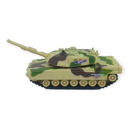 Kamuflajlı Askeri Tank Oyuncak - Gerçekçi Detaylı Model Savaş Tankı  - Sarı