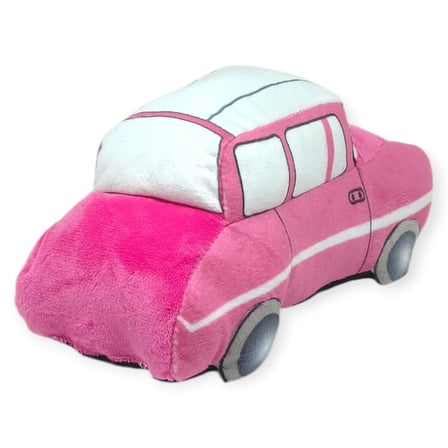 Uyku Arkadaşı -Yumuşak Peluş Araba 26 cm - Pembe