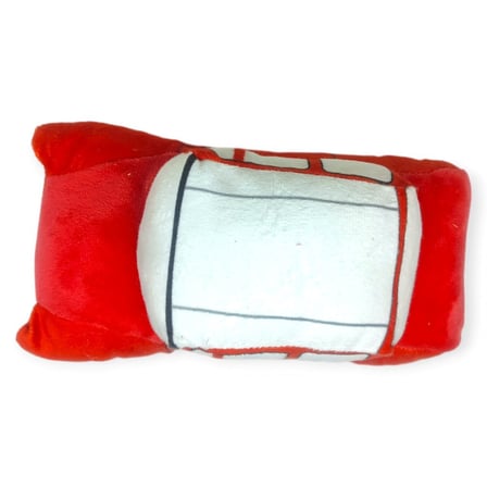 Uyku Arkadaşı -Yumuşak Peluş Araba 26 cm - Kırmızı