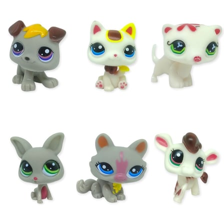 Pet Star Little 6'lı Sevimli Hayvanlar Figür Seti -1