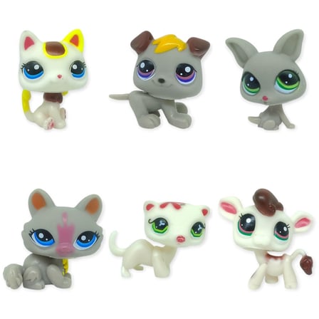 Pet Star Little 6'lı Sevimli Hayvanlar Figür Seti -1