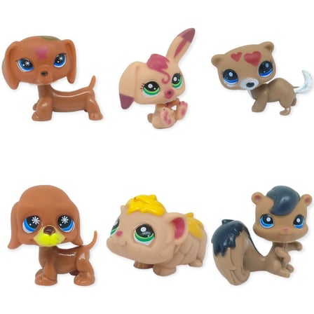 Pet Star Little 6'lı Sevimli Hayvanlar Figür Seti -3