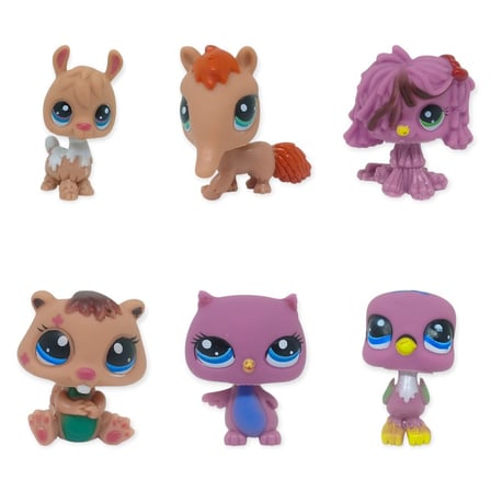 Pet Star Little 6'lı Sevimli Hayvanlar Figür Seti - 5