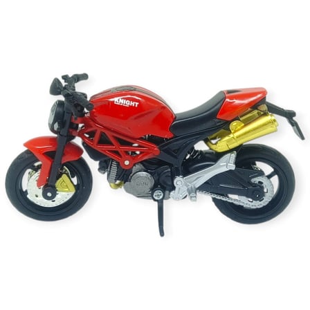 1:18 Ölçekli Model Standlı Motosiklet - Kırmızı