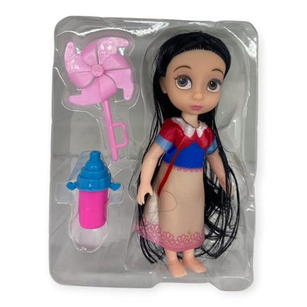 Aksesuarlı Mini Prenses Oyuncak Bebek - Pamuk