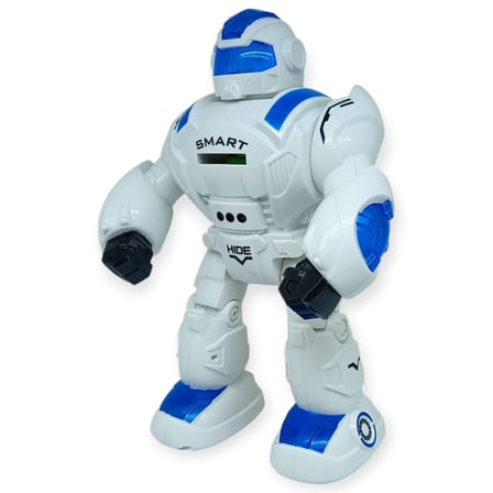 Sensörlü ve Uzaktan Kumandalı İnteraktif Robot 35 cm - Mavi
