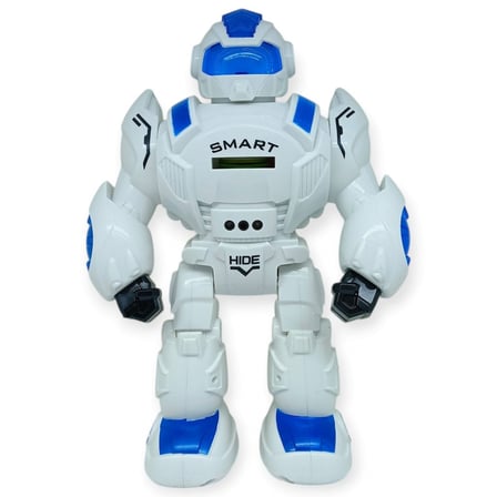 Sensörlü ve Uzaktan Kumandalı İnteraktif Robot 35 cm - Mavi