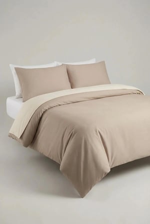 %100 Pamuk Ranforce Çift Kişilik Nevresim Takımı - Çift Taraflı-200X220 cm