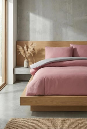 %100 Pamuk Ranforce Çift Kişilik Nevresim Takımı - Çift Taraflı-200X220 cm