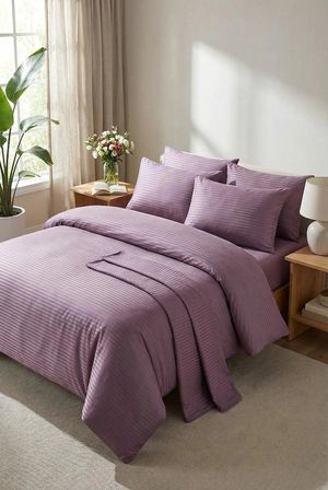 Premium Saten Nevresim Seti - 200X220 - %100 Pamuk Saten
