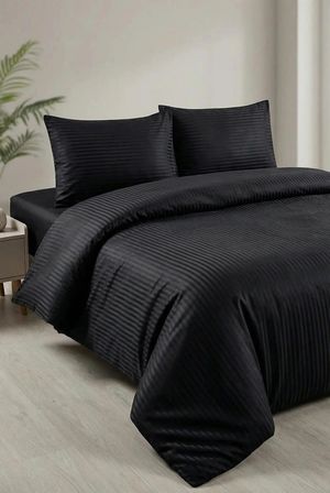 Premium Saten Nevresim Seti - 200X220 - %100 Pamuk Saten