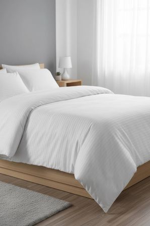 Premium Saten Nevresim Seti - 200X220 - %100 Pamuk Saten