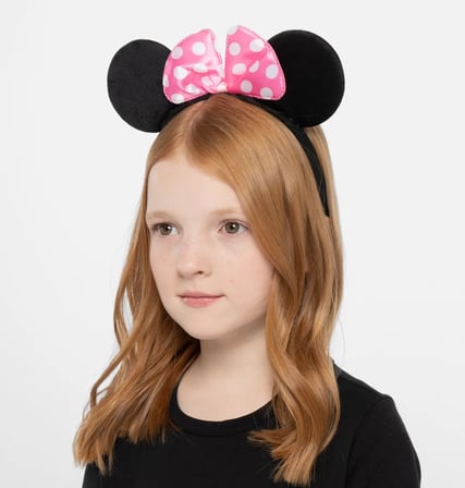 Pembe Fiyonklu Minnie Mouse Tacı Mini Kulak ()