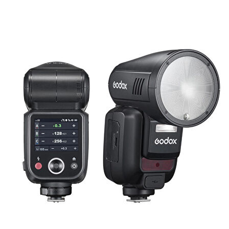 Godox V100 Canon Uyumlu Yuvarlak Tepe Flaşı