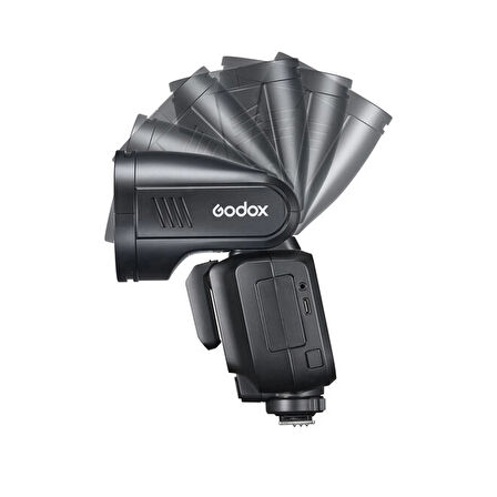 Godox V100 Canon Uyumlu Yuvarlak Tepe Flaşı