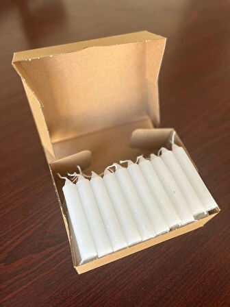 Ekonomik Bakkal Mumu Dilek Mumu Kına Mumu Nişan Mumu Hediyelik Mum 40 Adet (10CM)