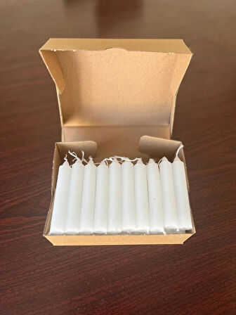 Ekonomik Bakkal Mumu Dilek Mumu Kına Mumu Nişan Mumu Hediyelik Mum 40 Adet (10CM)