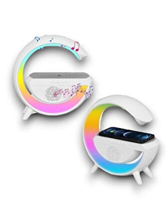 Bluetooth Hoparlör - G Şeklinde Dijital Kablosuz, Şarjlı, Taşınabilir