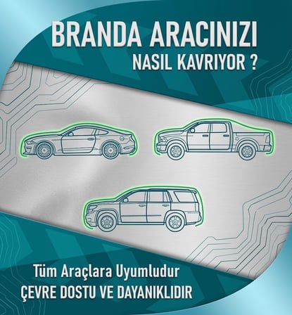 CUPRA TERRAMAR SUV Özel Tasarım Çift Kat Miflonlu Branda - UV Filtreli Su İtici Kılıf