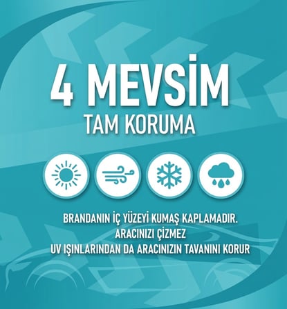 SEAT EXEO Özel Tasarım Çift Kat Miflonlu Branda - UV Filtreli Su İtici Kılıf