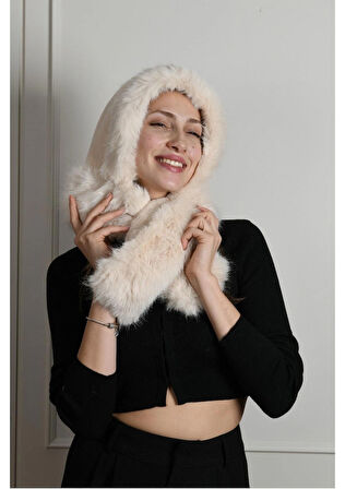 Peluş Şapka Atkı – Yumuşacık, Sıcak ve Şık