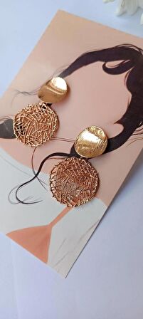 GOLD VİNTAGE  KÜPE 