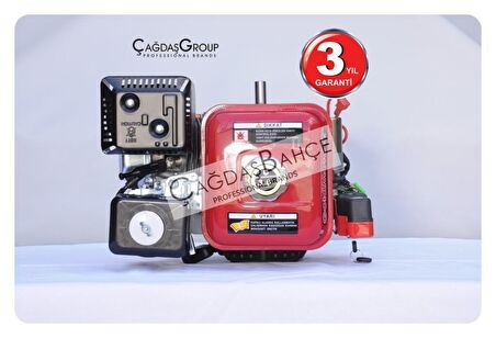 GoldMoto GM200E Benzinli Motor 6.5 Hp Marşlı Krank Mili Kamalı