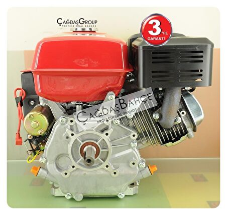 GoldMoto GM270E Benzinli Motor 9 Hp Marşlı Krank Mili Kamalı