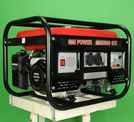 GoldMoto GM Power GM3500GTİ Benzinli Jeneratör 3,5 Kva Monofaze