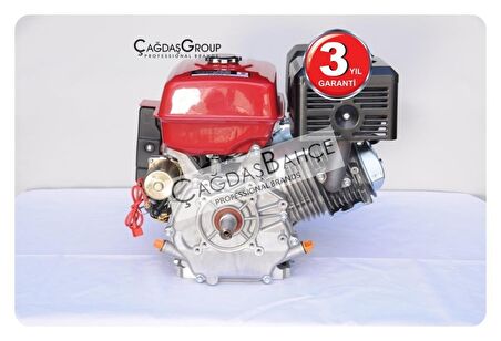 GoldMoto GM440E Benzinli Motor 15 Hp Marşlı Krank Mili Kamalı