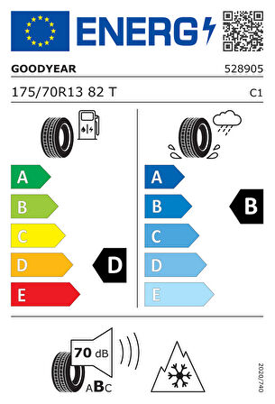Goodyear 175/70R13 82T Vector 4Seasons Gen-2 Oto 4 Mevsim Lastiği (Üretim yılı: 2025)