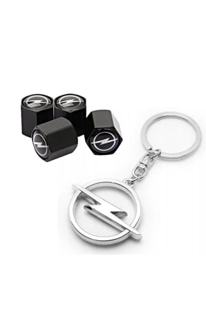 Opel Antara Metal Sibop Kapağı 4 Adet Ve Krom Anahtarlık