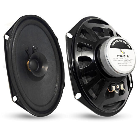 PAWER PW-6X8 Oto Hoparlör Oval 6X8 İnç 100 Watt 1 Adet